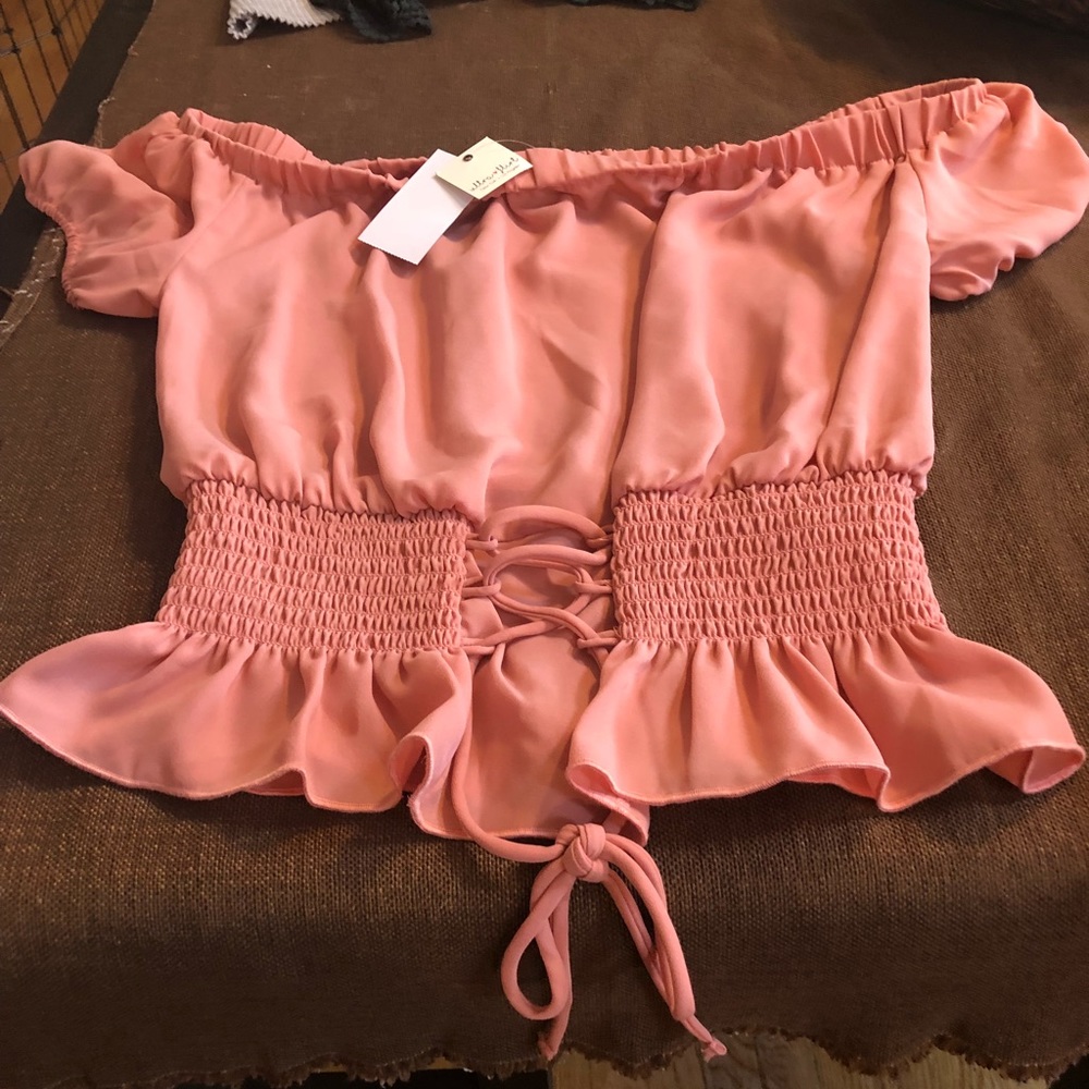 NWT pink top